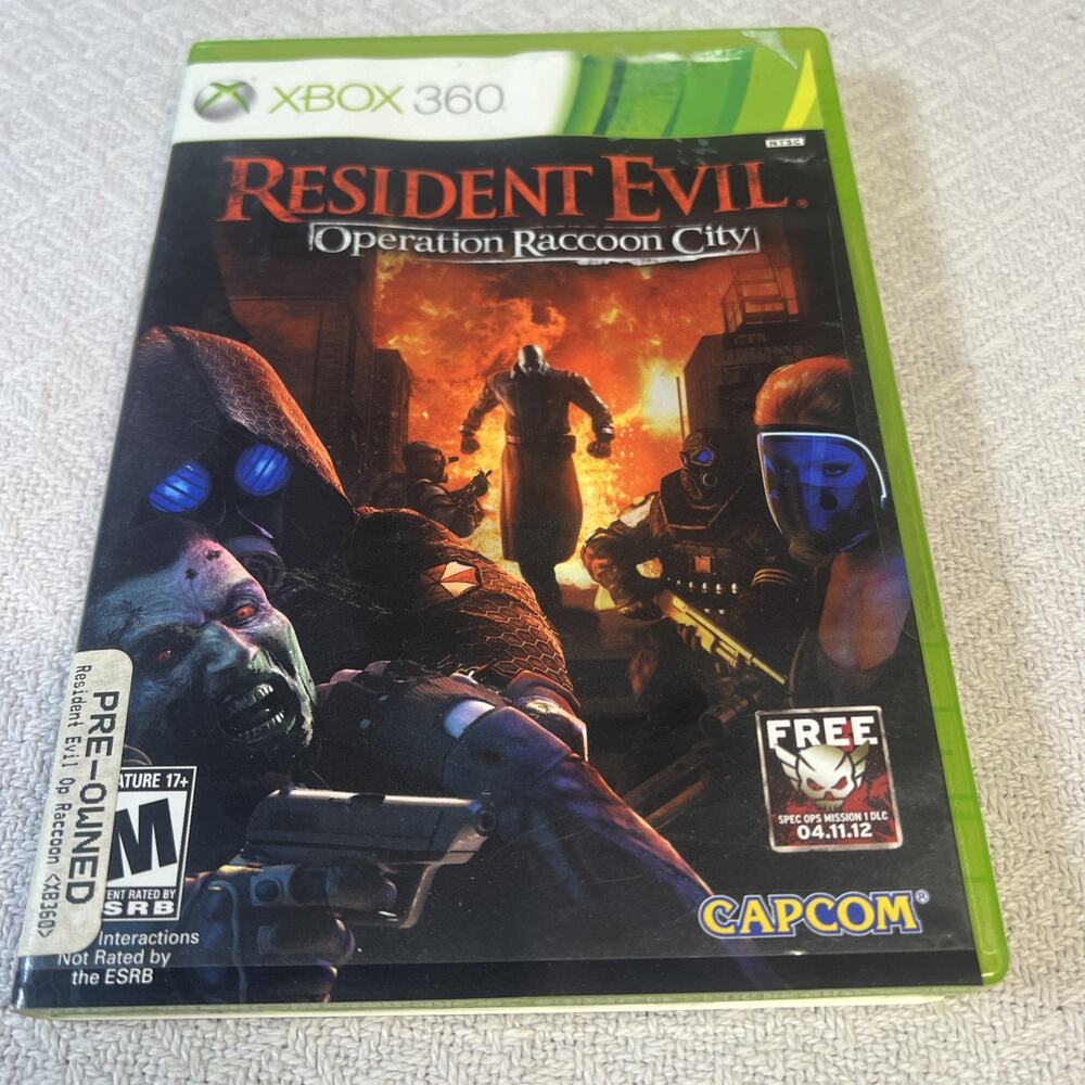 Resident Evil: Operation Raccoon City CIB W/ Manual - Xbox 360